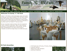 Tablet Screenshot of familycrvpark.com